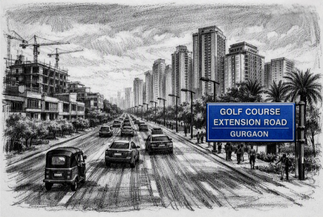 Golf Course Extension Road Gurgaon real estate and property investment corridor