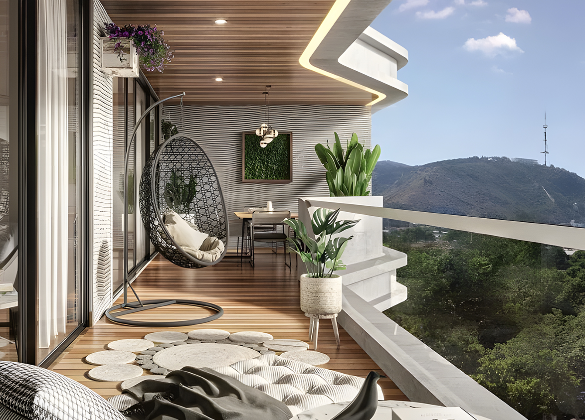 4S The Aurrum Balcony