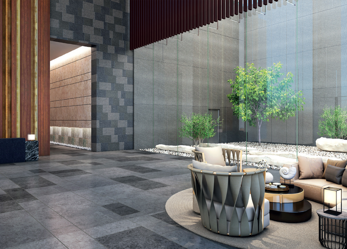 Krisumi Waterfall Residences Living Area