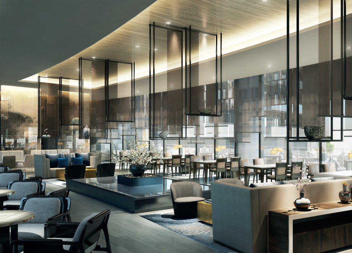 Krisumi Waterfall Residences Clubhouse Dining Area