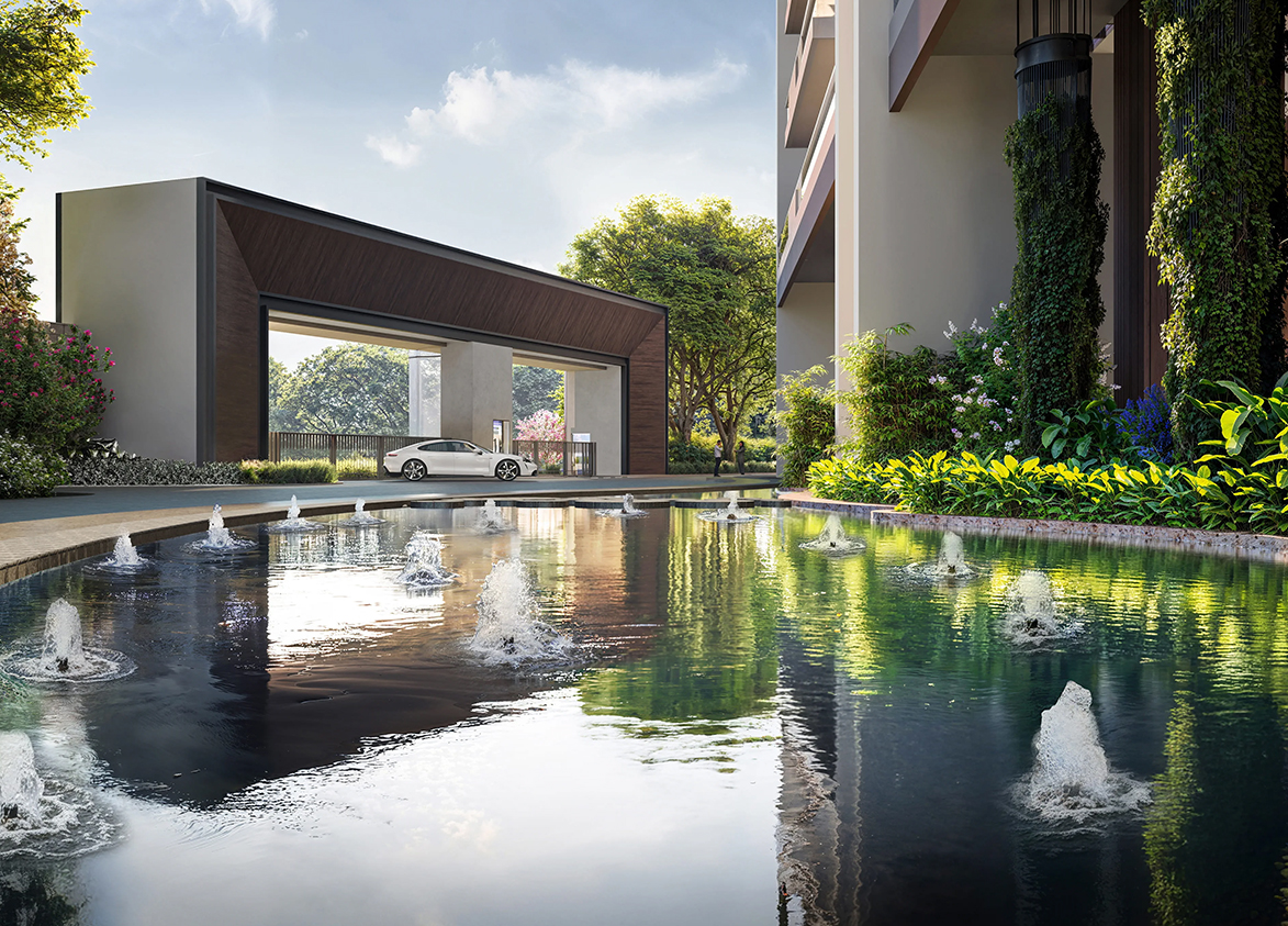 Adani The Marq Water features