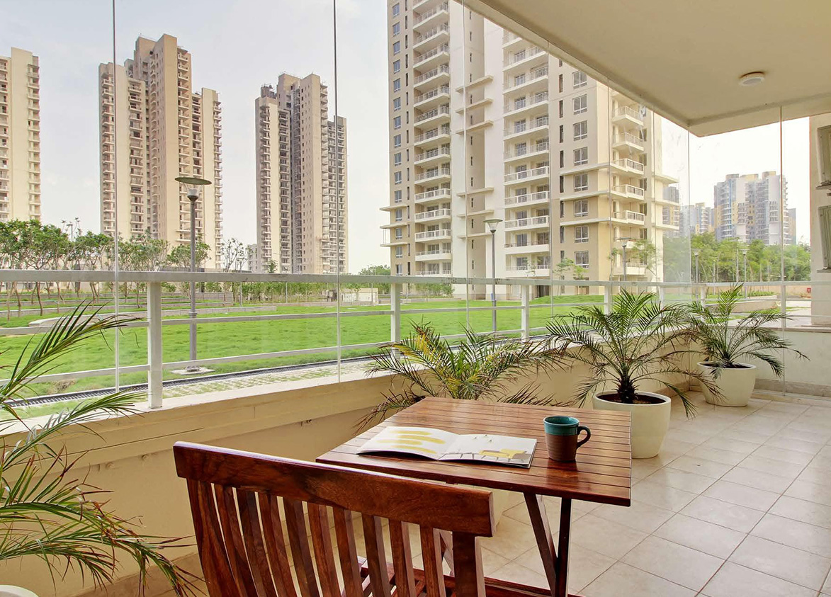 Alpha Corp Gurgaon One 84 Balcony Area