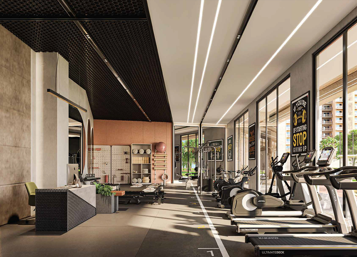 Ashiana Aaroham in Sector 80 Gurgaon Gymnasium