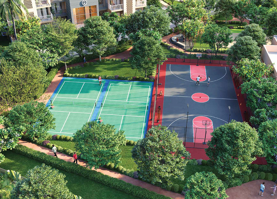 Ashiana Aaroham in Sector 80 Gurgaon Sports Area