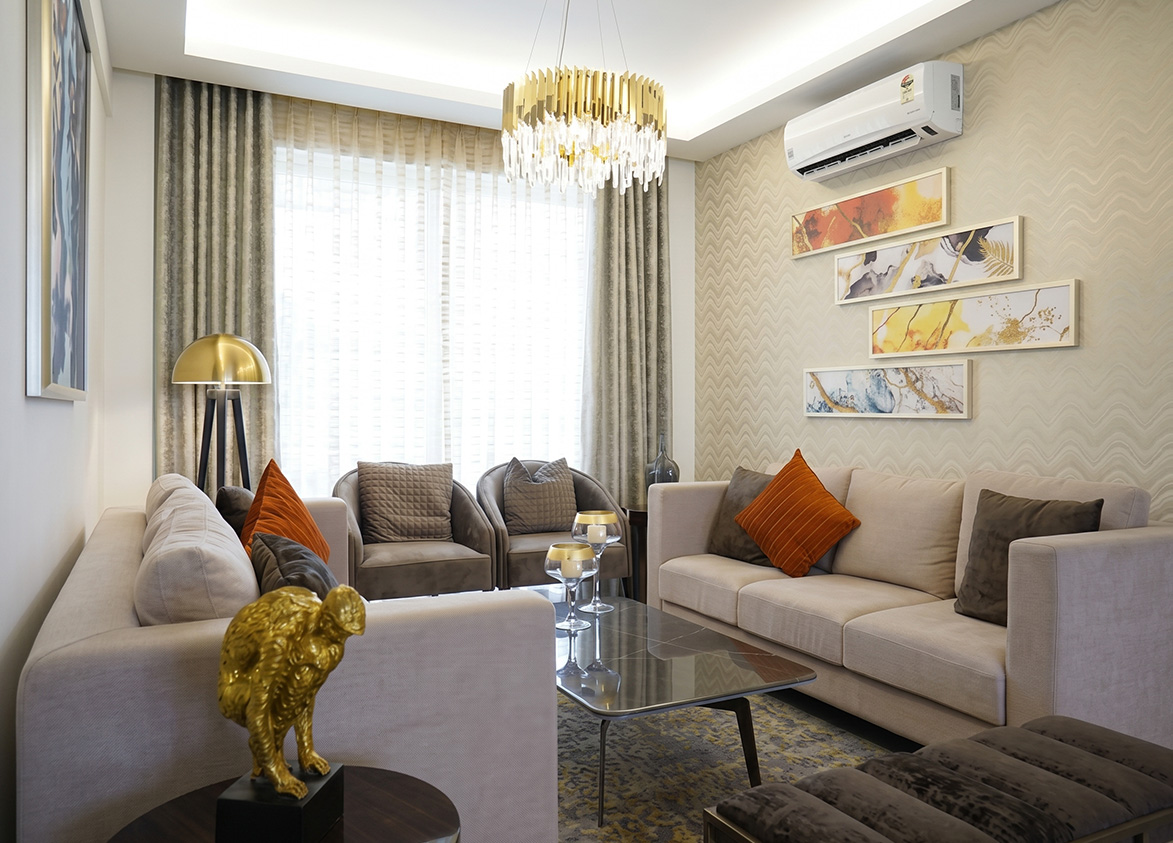 Bestech Park View Sanskruti Living Room