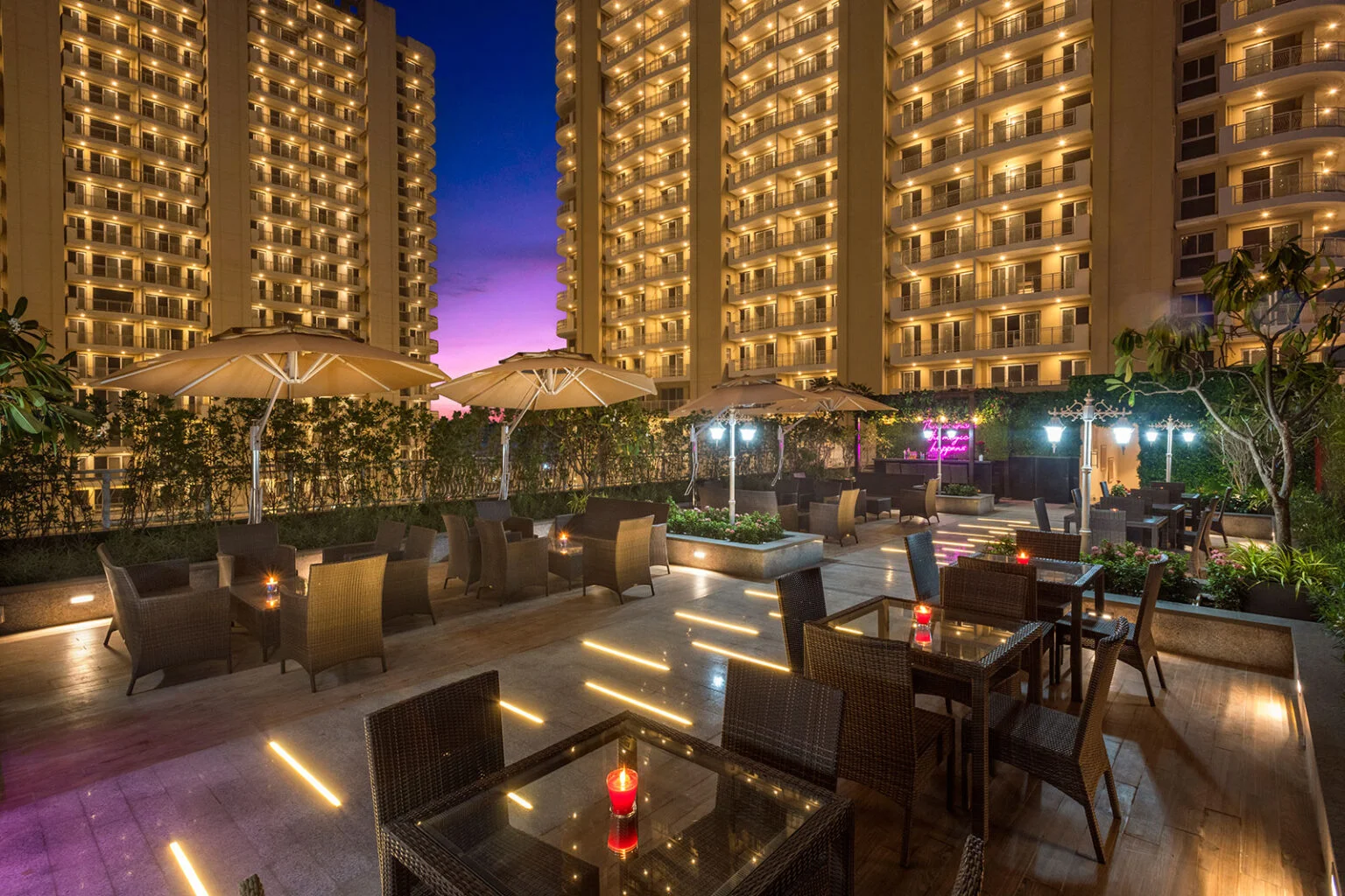 BPTP Fortuna Residential Project Outside Sitting Area