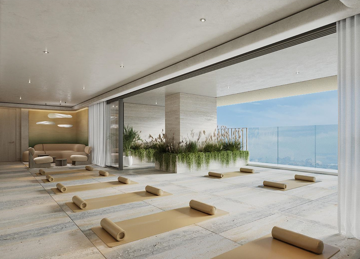 BPTP Gaia Residences Yoga Room