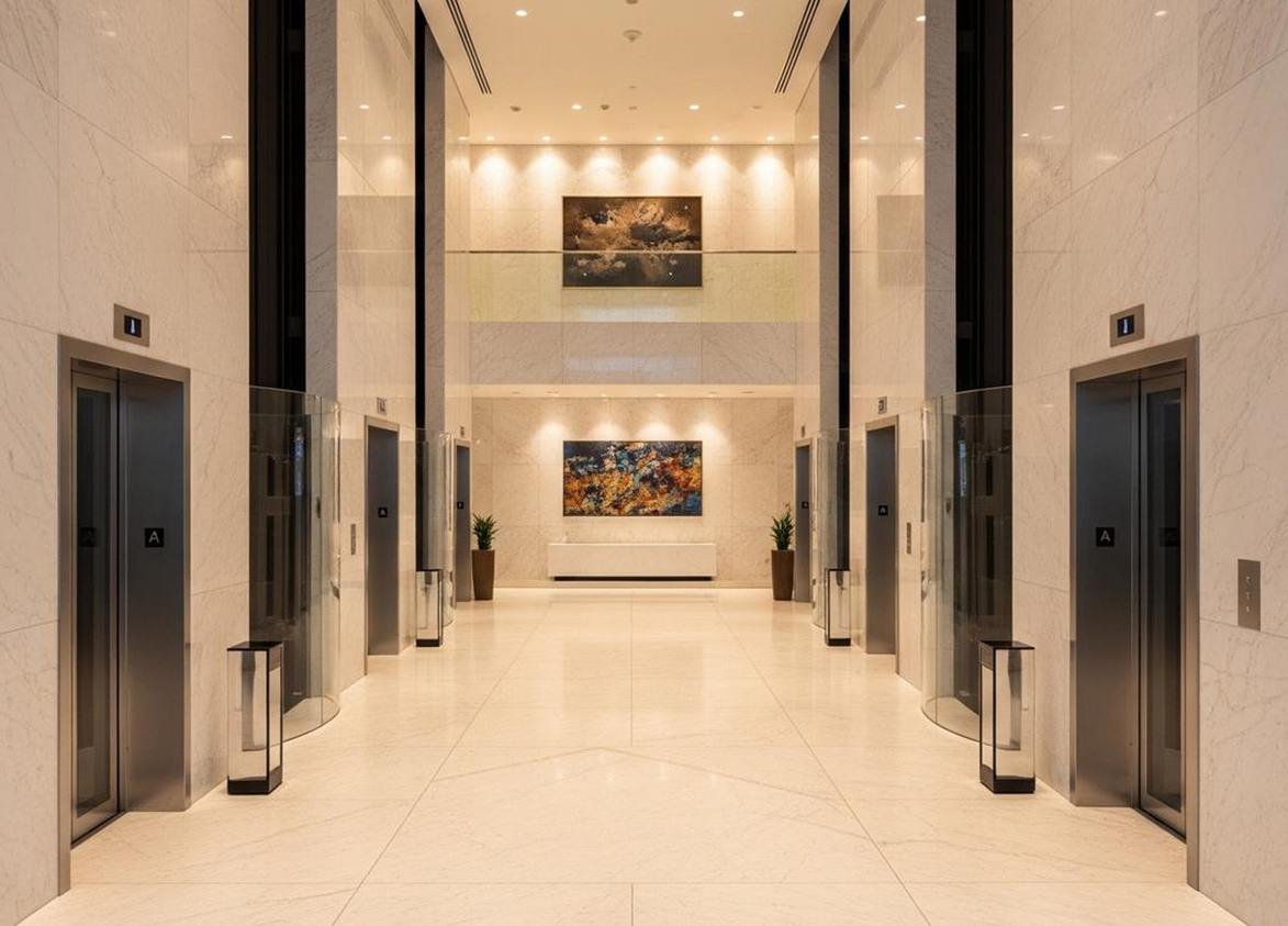 BPTP Gaia Residences at Amstoria Lift Lobby