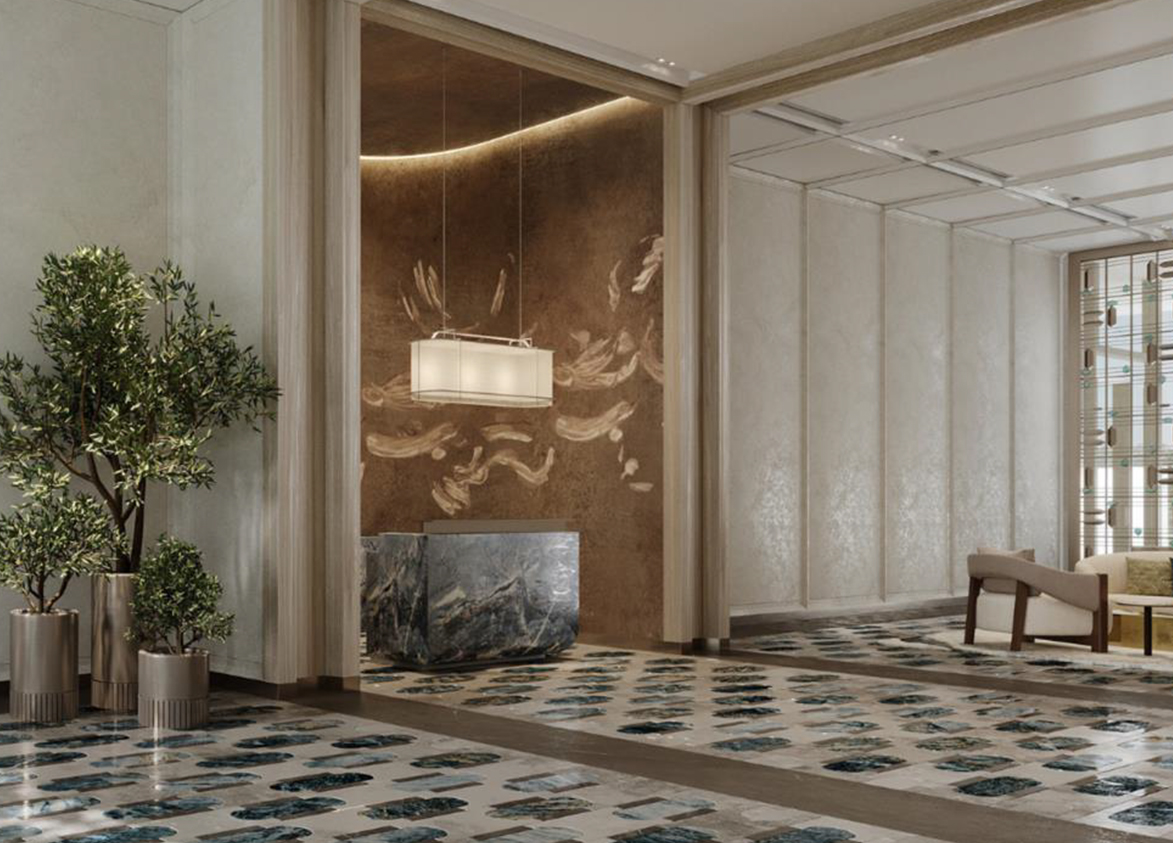 BPTP Gaia Residences Reception Area