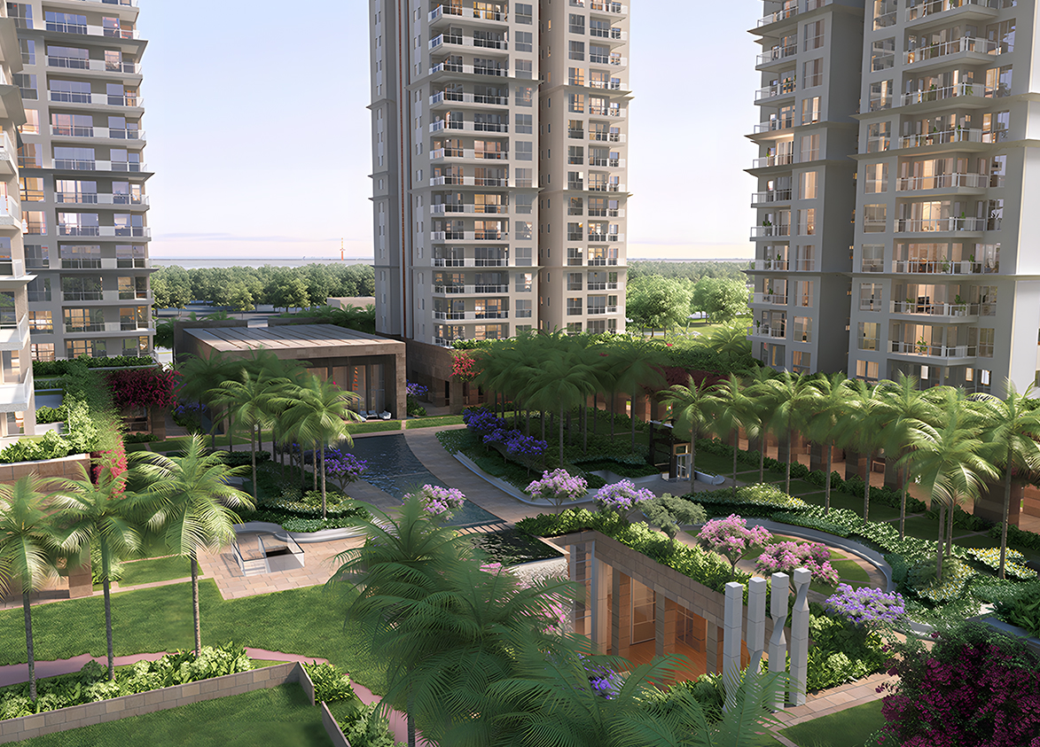 Conscient Hines Elevate landscaped area