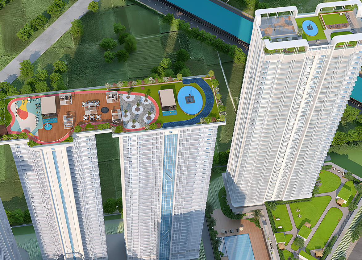Delphine Central Park Estates Tower Aerial View
