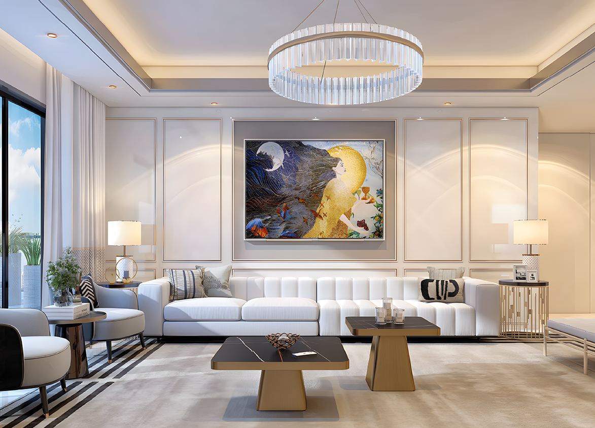 Delphine Central Park Estates Living Room