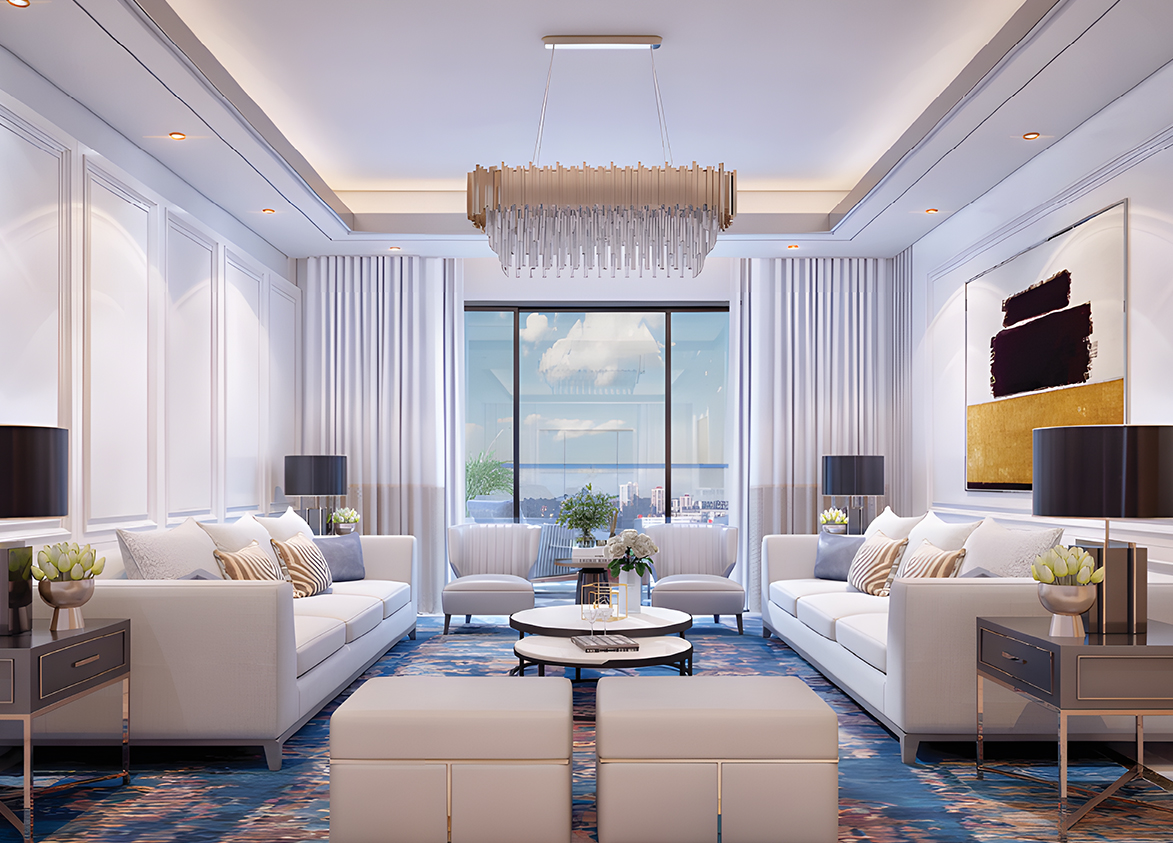Delphine Central Park Estates Living Area