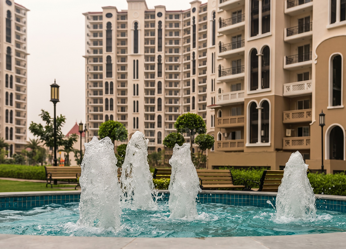 DLF New Town Heights Water Features