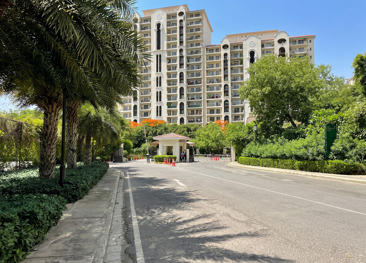 DLF New Town Heights Main Entrance