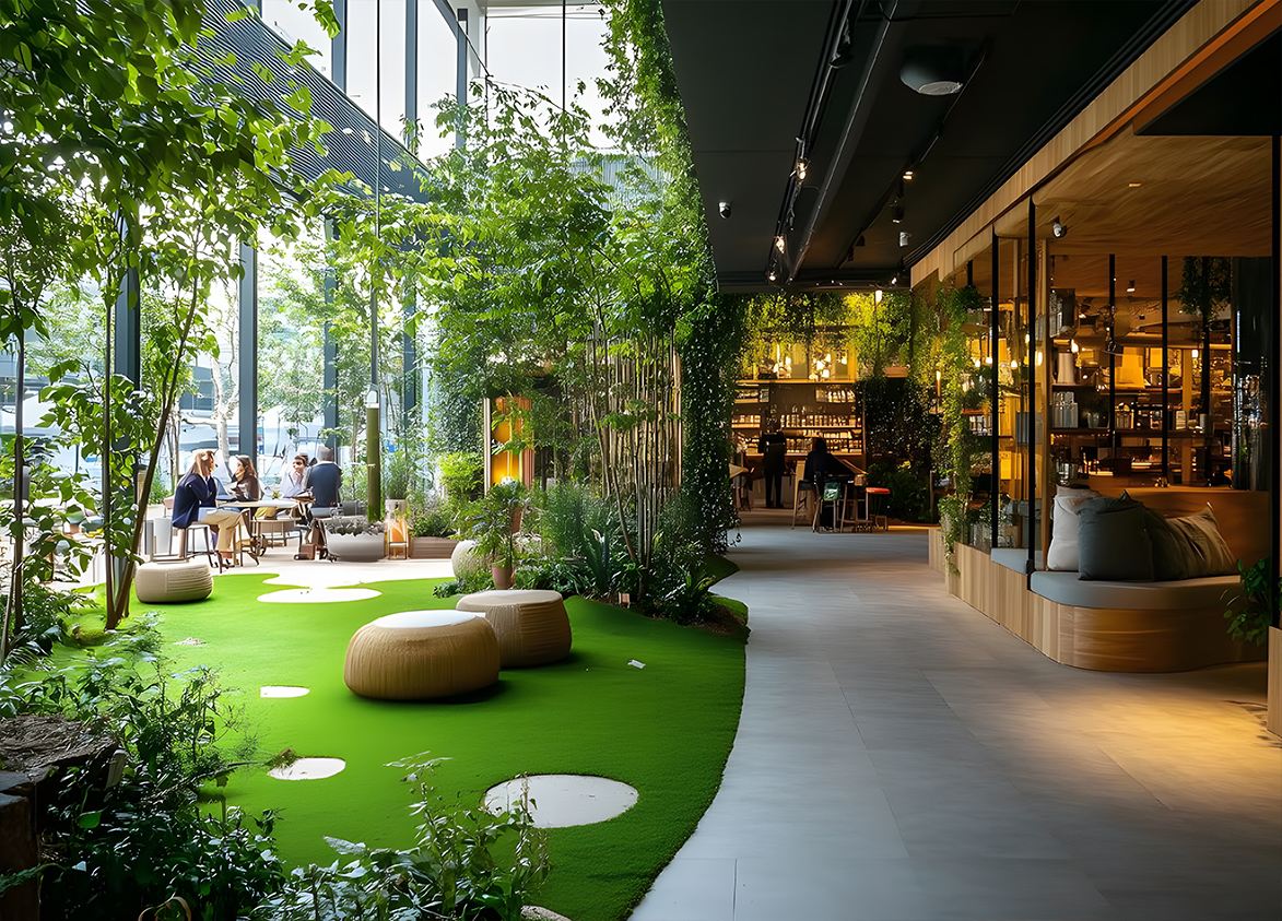 DLF Privana North Indoor Green Area