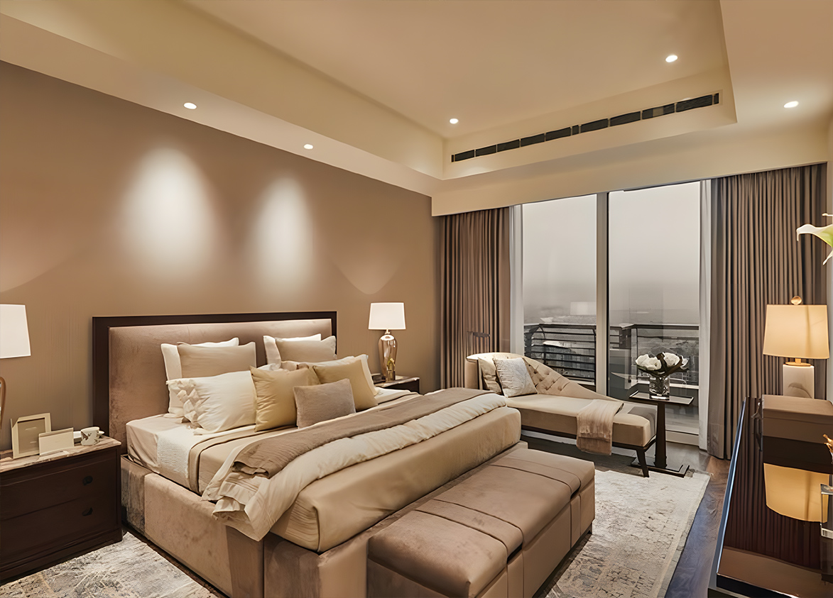 DLF Privana North Master Bedroom