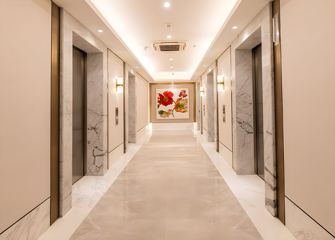 DLF Privana North Lift Lobby
