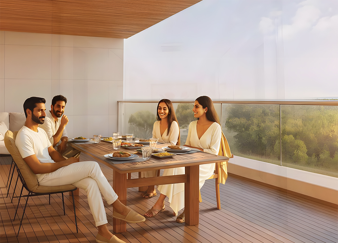 DLF Privana North Balcony