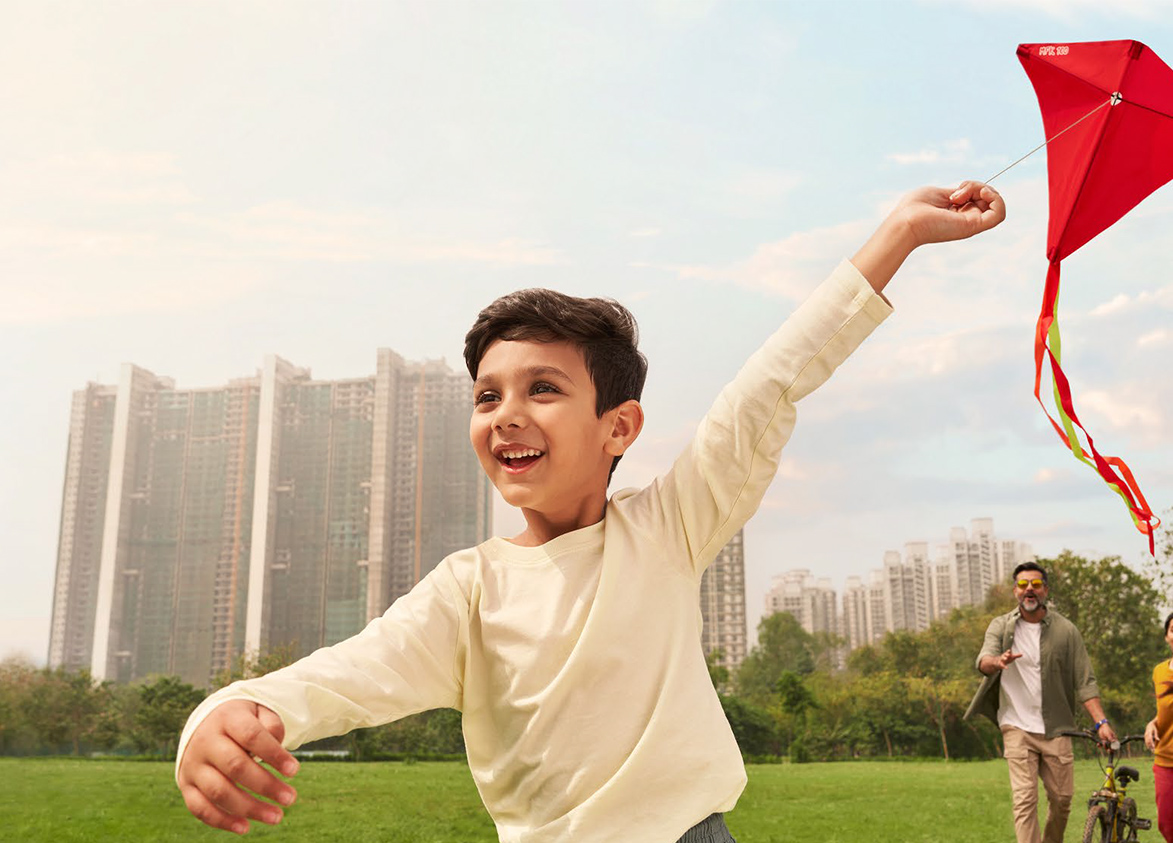 DLF Privana South kids play area