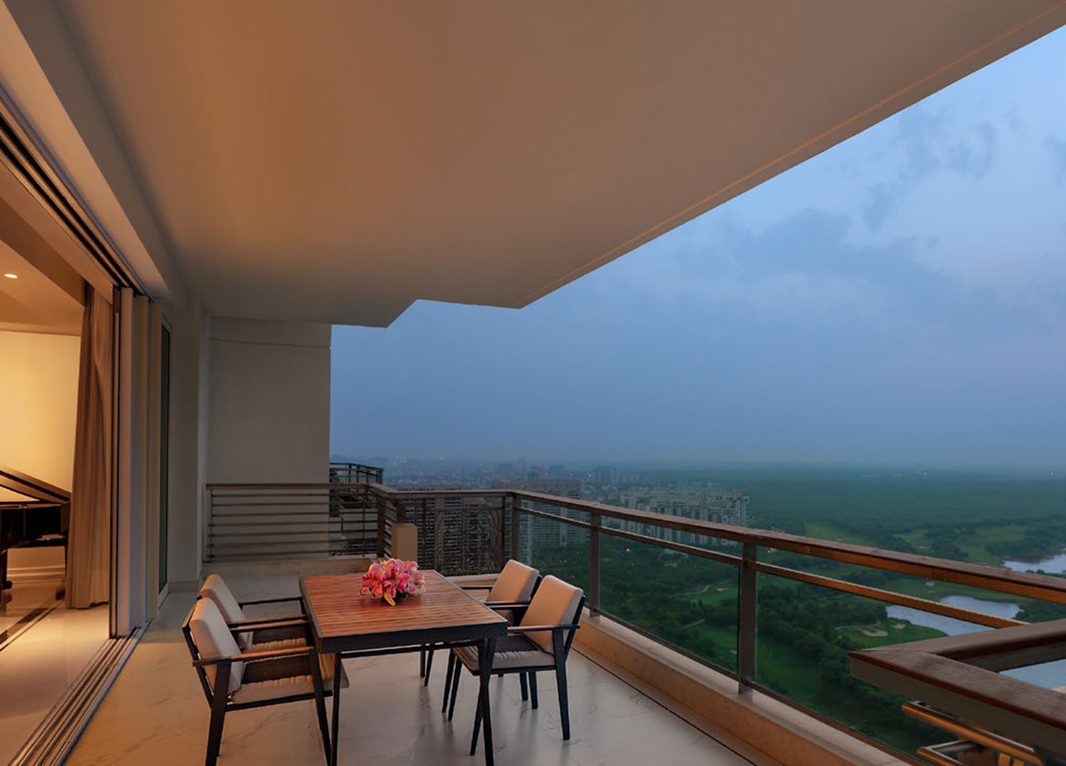 DLF Privana South Aravalli View From Balcony