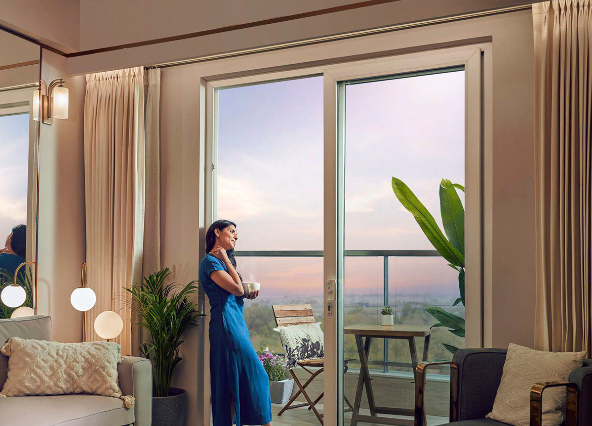 DLF Privana West Master Bedroom