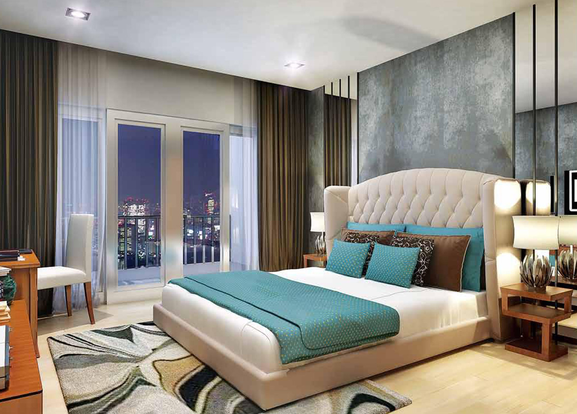 DLF Skycourt Master Bedroom