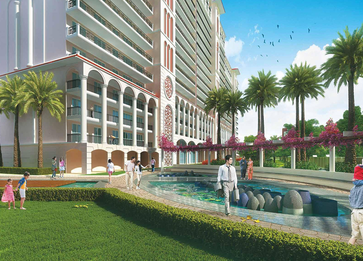 DLF Skycourt Landscape Green Area