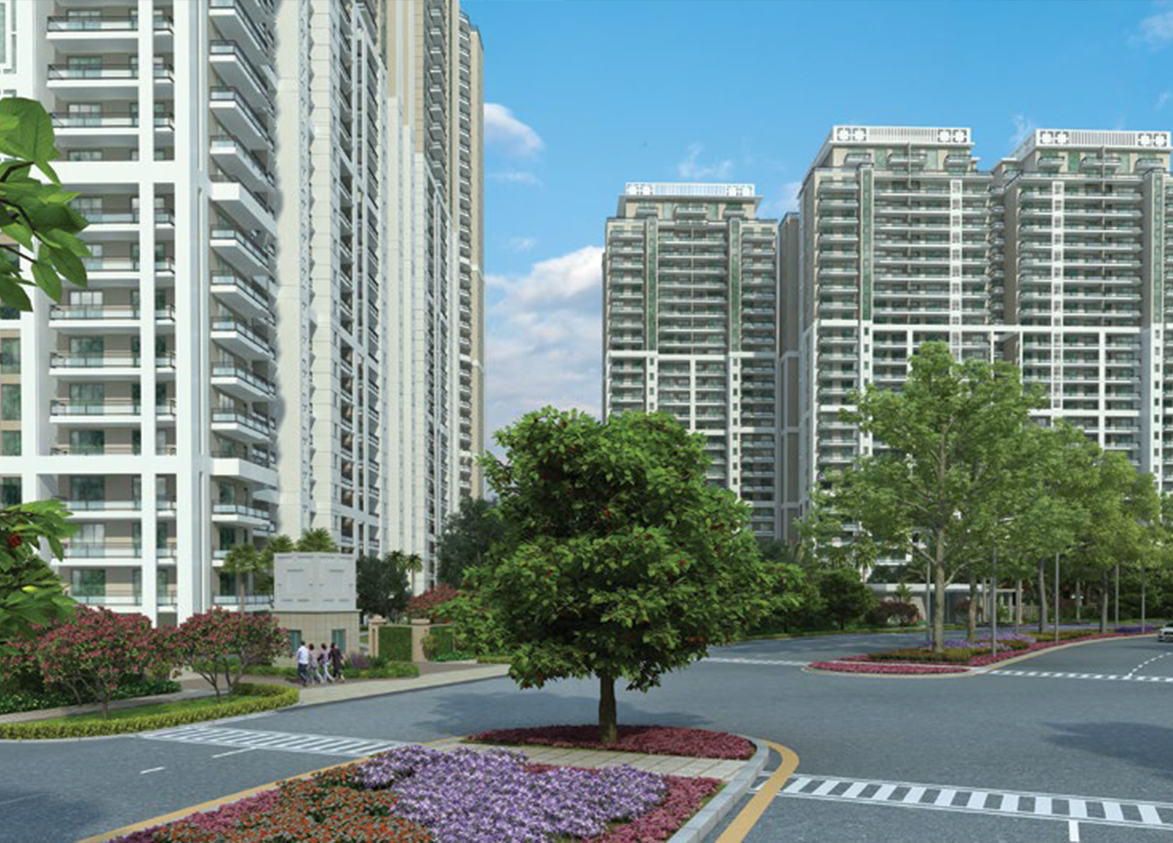 DLF The Crest Internal Road