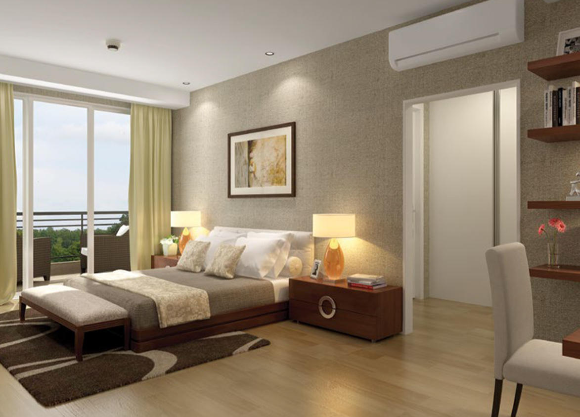 DLF The Crest Master Bedroom
