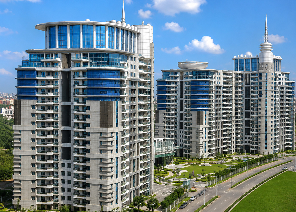 DLF The Pinnacle in Phase 5 Gurgaon ready to move housing society