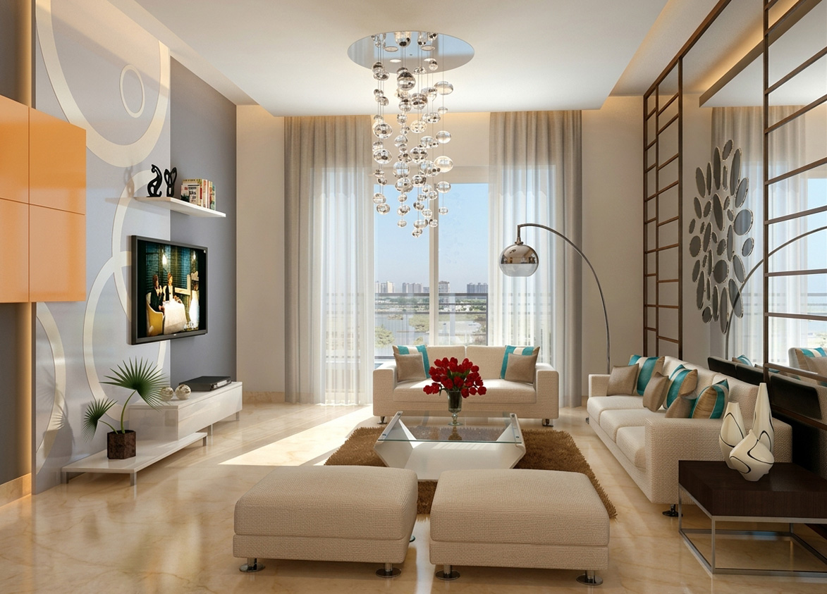 DLF The Primus Living Area