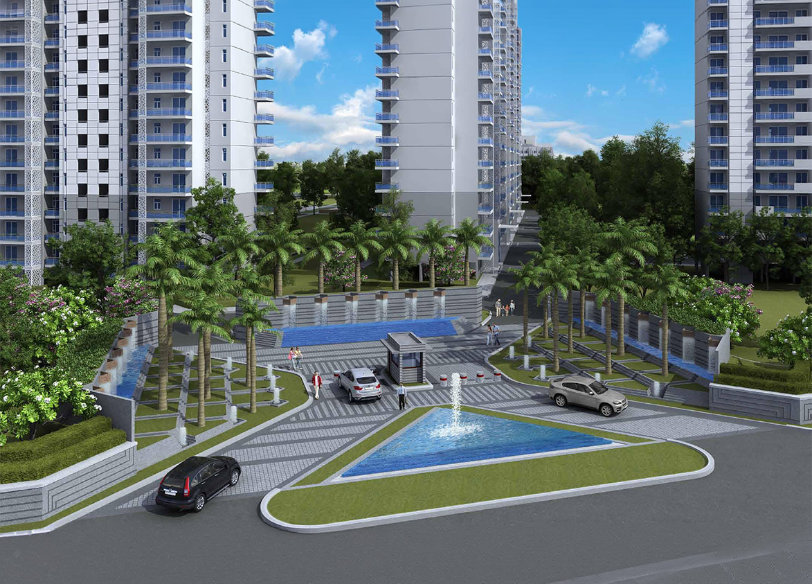 dlf the ultima sector 81 gurgaon main entrance