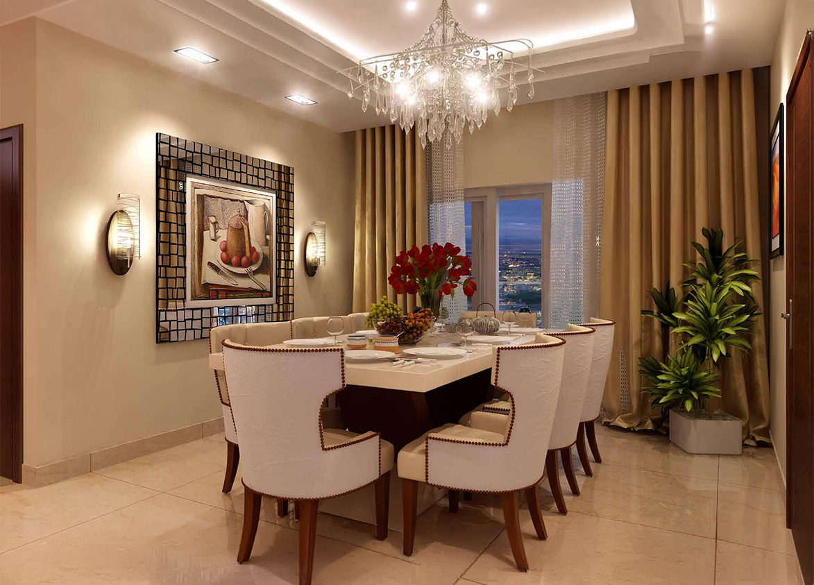 dlf the ultima dining area