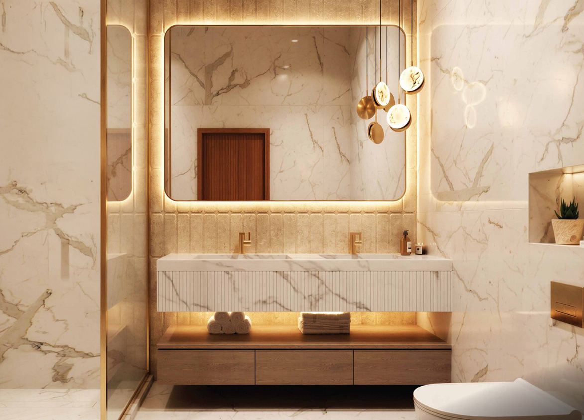ELDECO Terra & Sol Powder Room