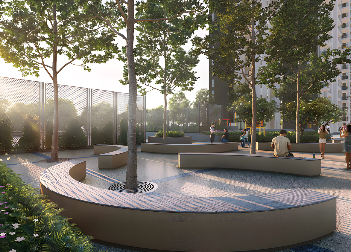 Emaar Amaris Outside Sitting Area