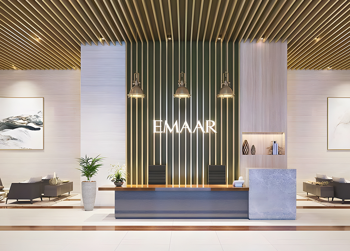 Emaar Digi Homes Reception Area