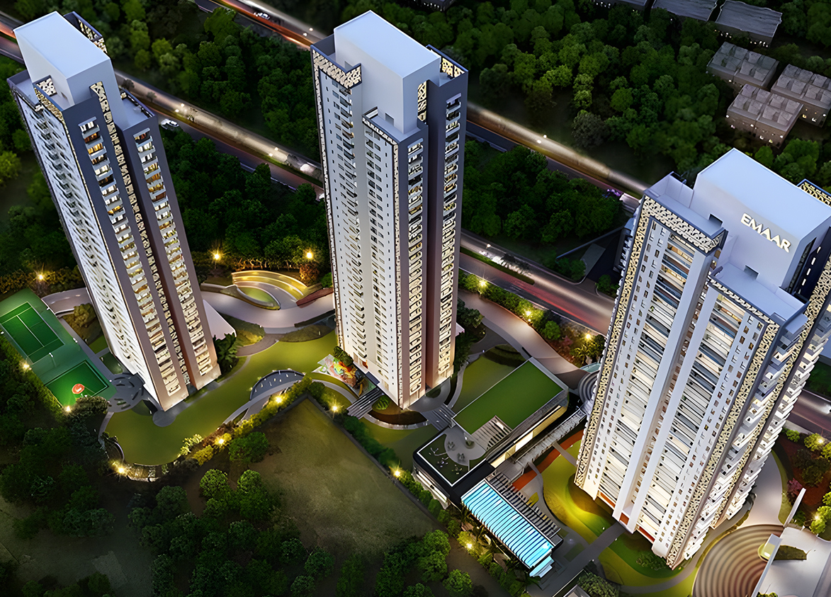 Emaar Digi Homes Residential Project in Sector 61 Gurgaon Aerial View