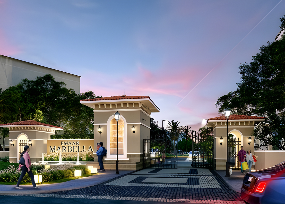 Emaar Marbella villas main gate entrance