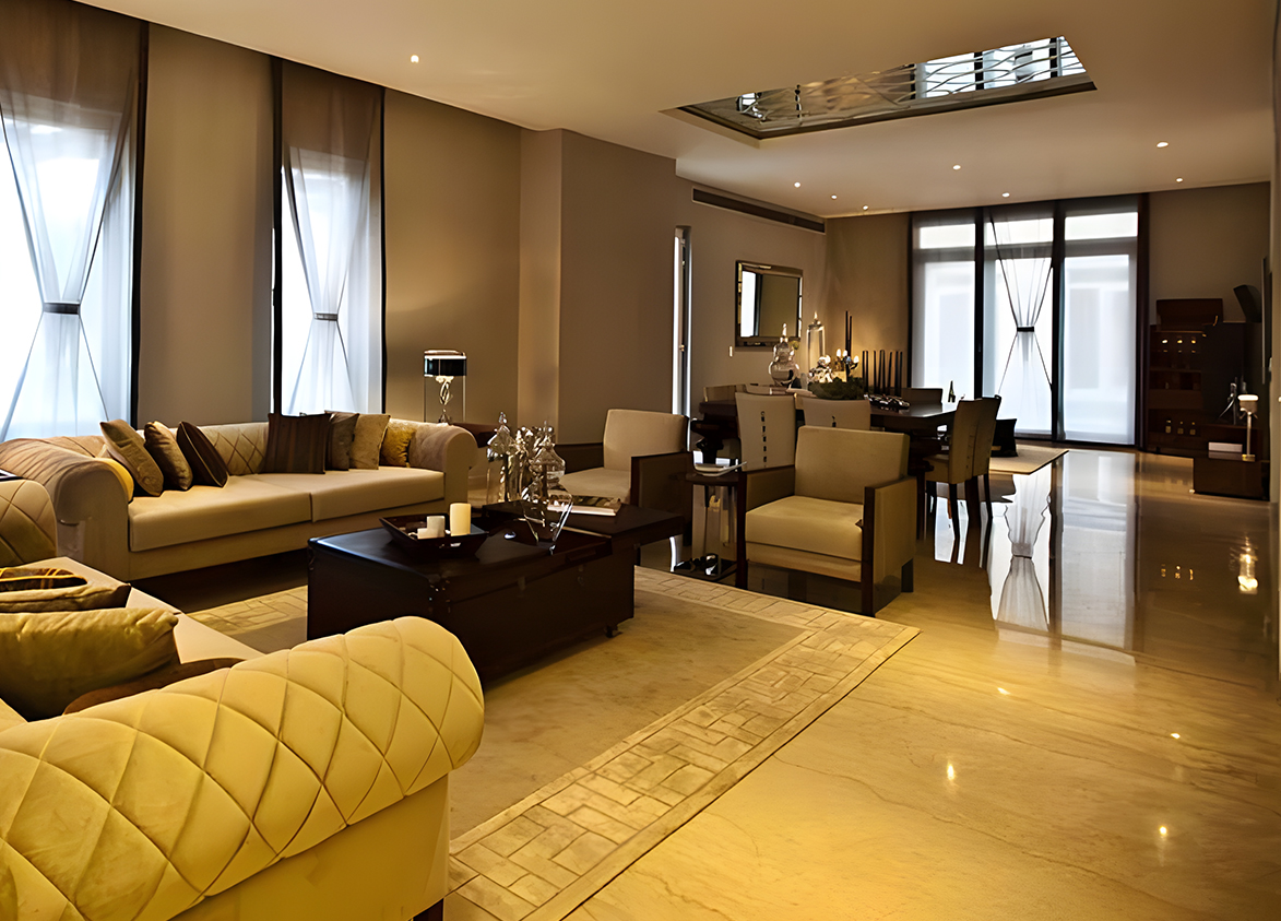 Emaar Marbella villas living area