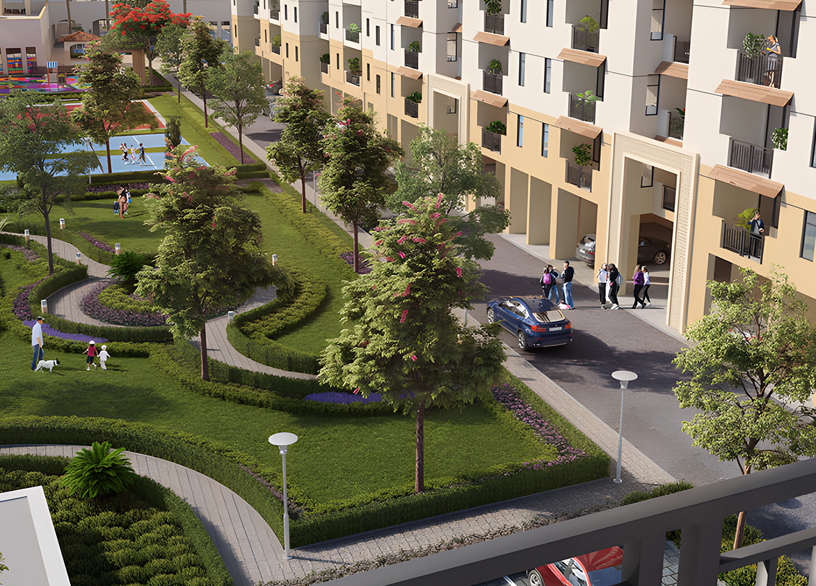 Emaar Palm Terraces Select Green Area