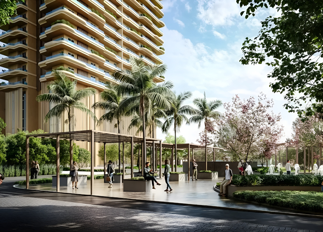 Ganga Realty Anantam 85 Landscape area