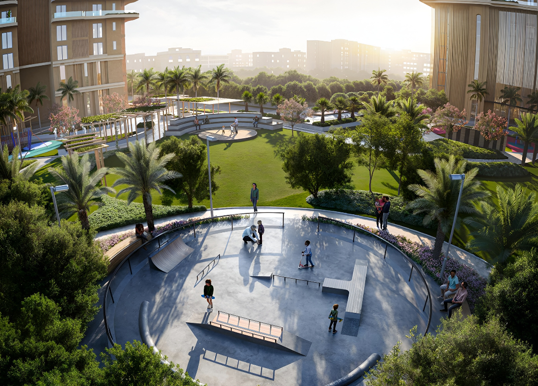 Ganga Realty Anantam 85 Outdoor Sitting Area