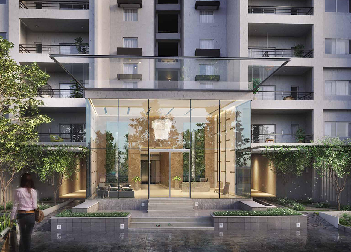 Godrej Air sector 85 gurgaon ground floor tower entrance