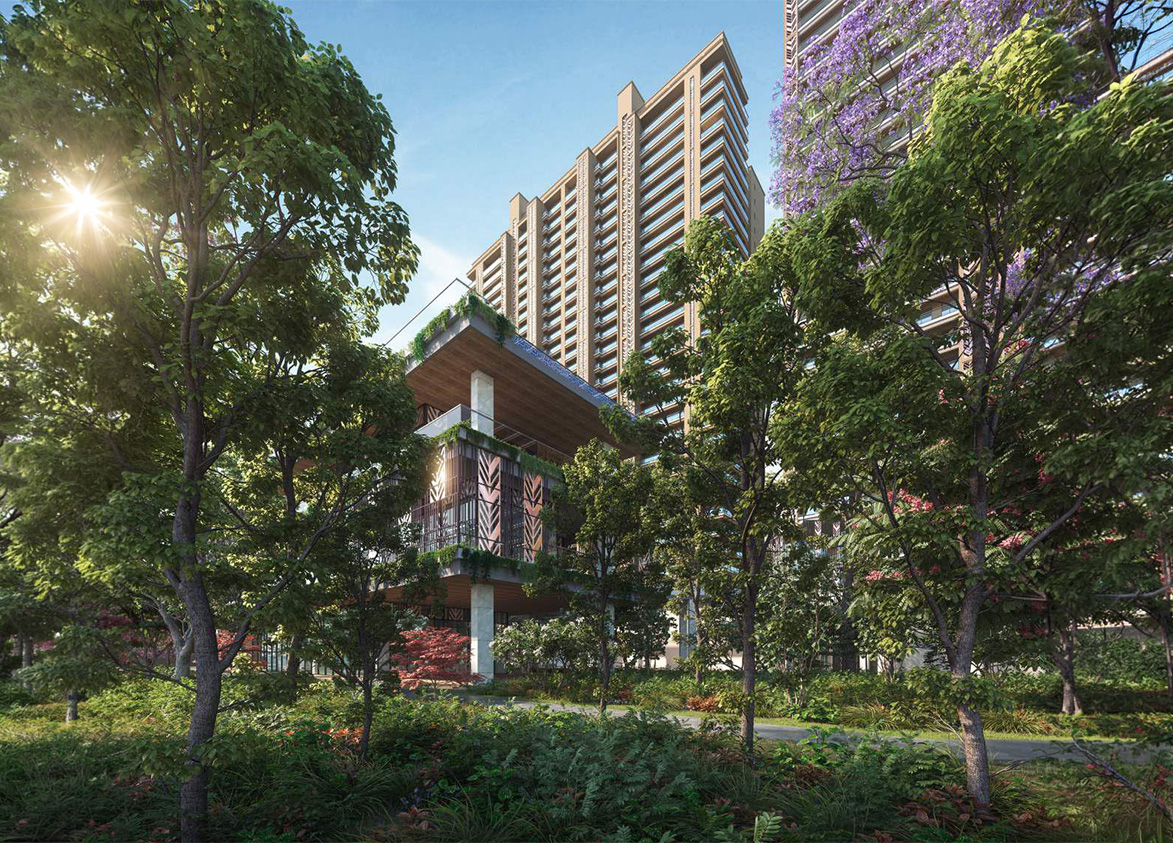 Godrej Aristocrat Central Green Area