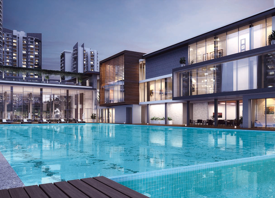 Godrej Meridien Swimming pool