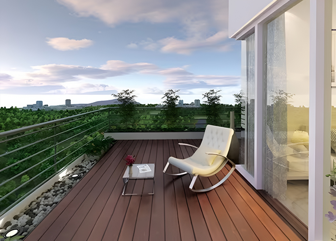 Godrej Oasis Balcony Sitting Area