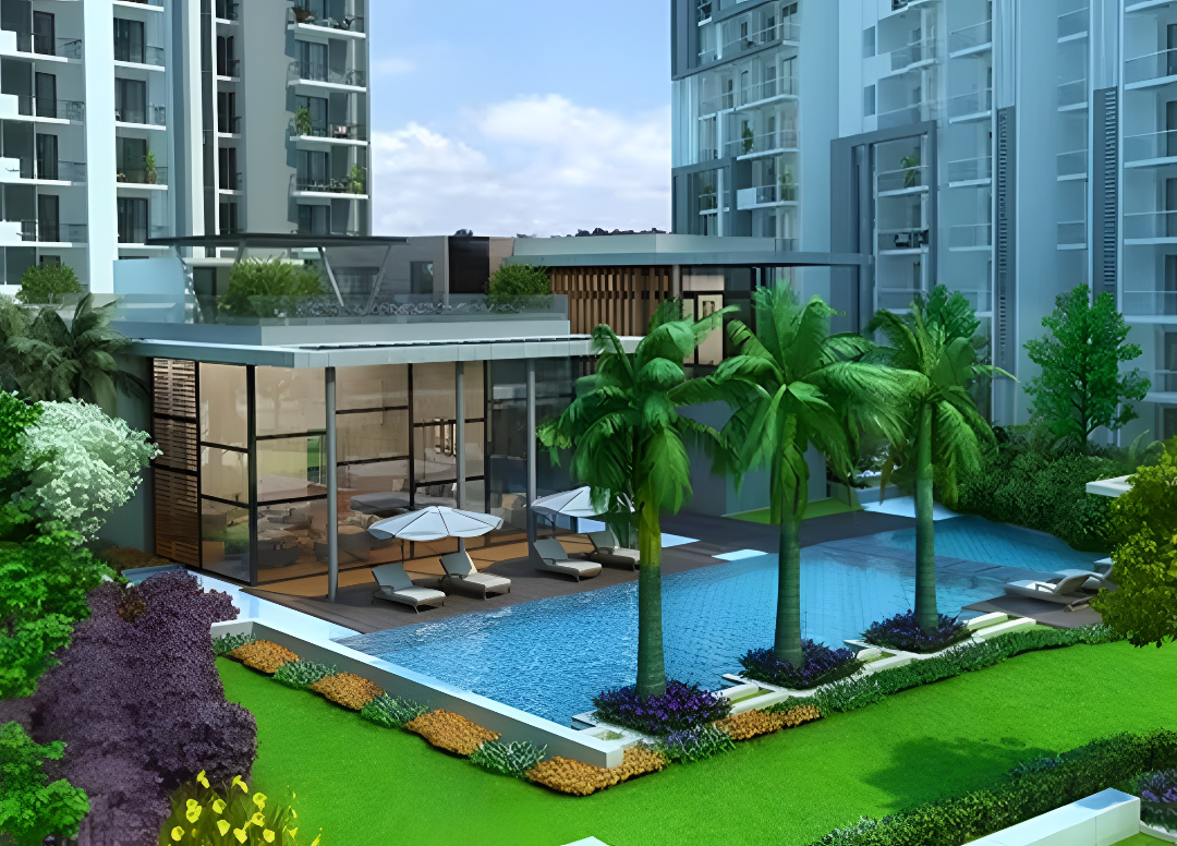 Godrej Oasis Clubhouse Exterior