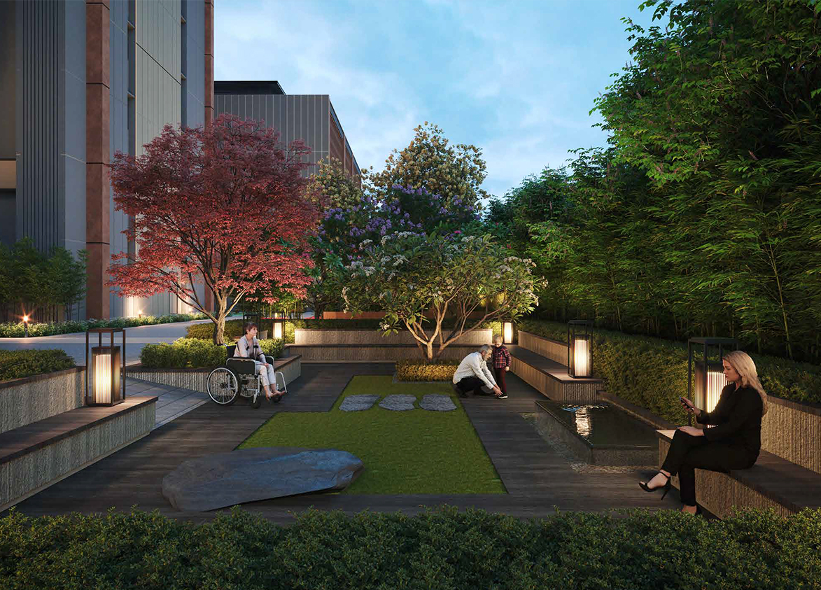 Godrej Sora Outside Sitting Area