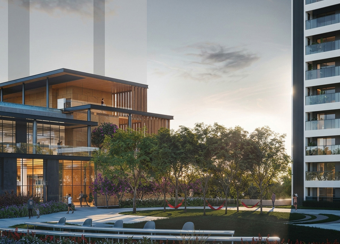 Godrej Zenith Clubhouse Back Area